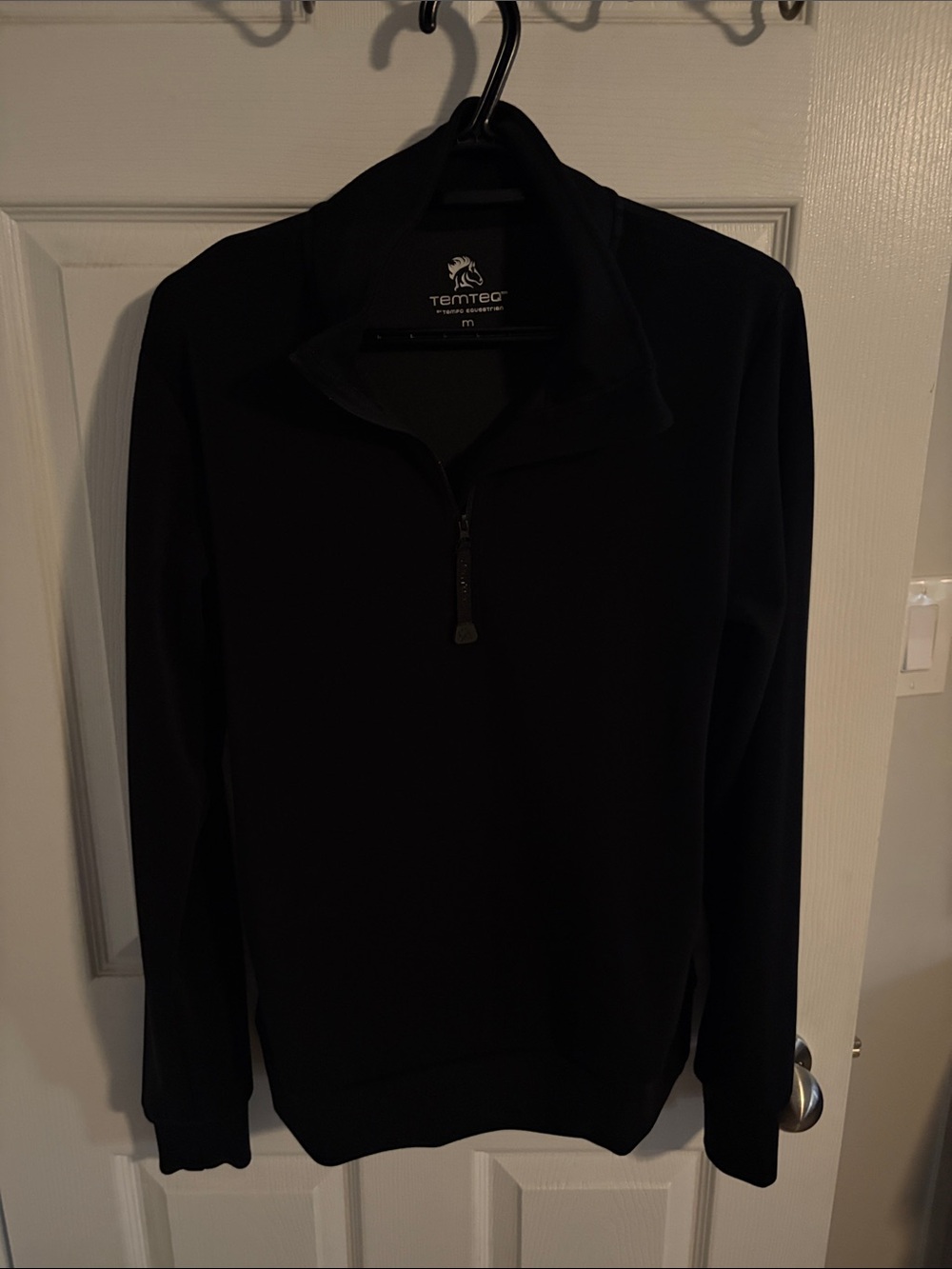 Temt Black Half-Zip women Sweater